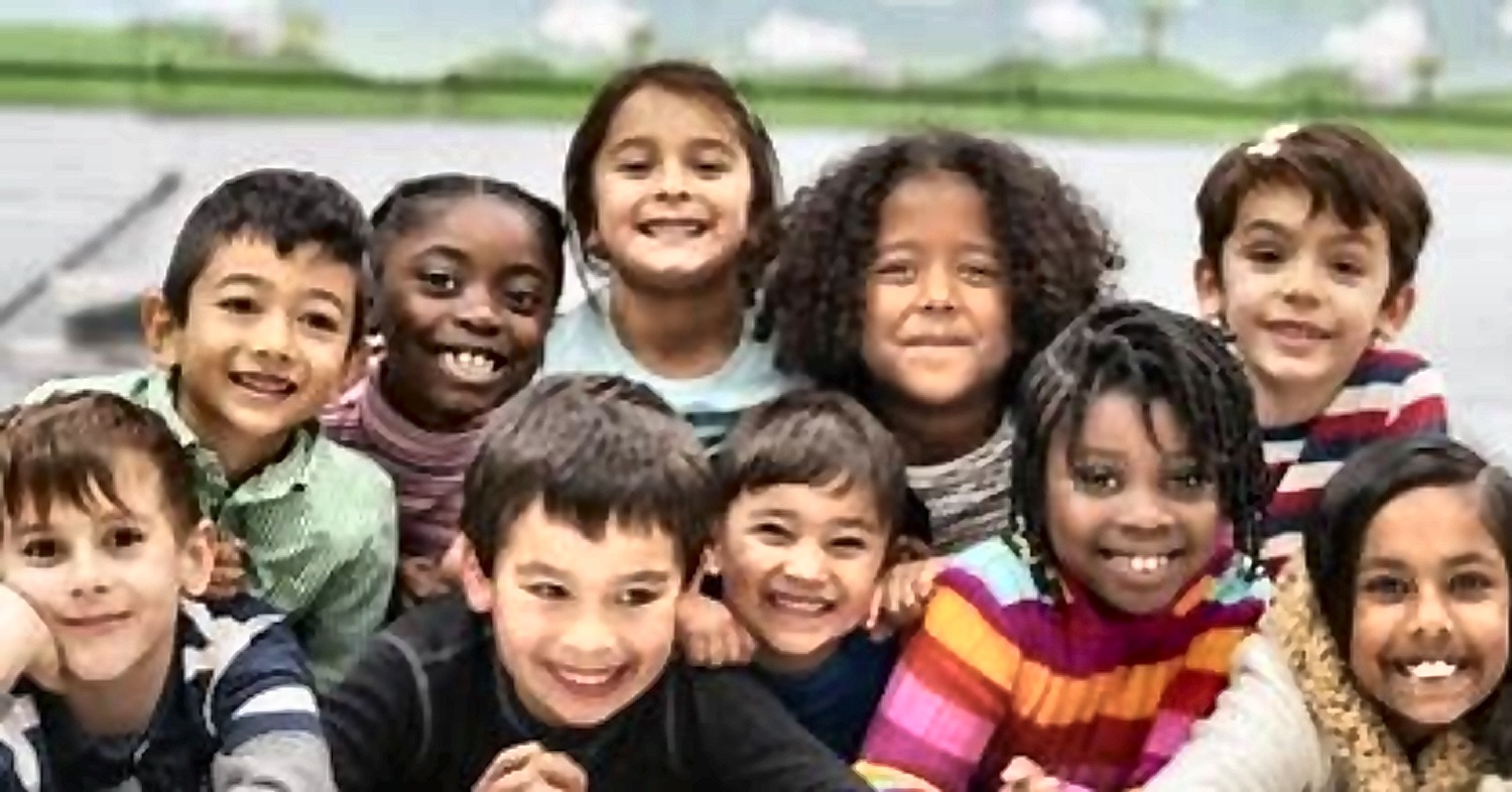 Children smiling together after an excursion